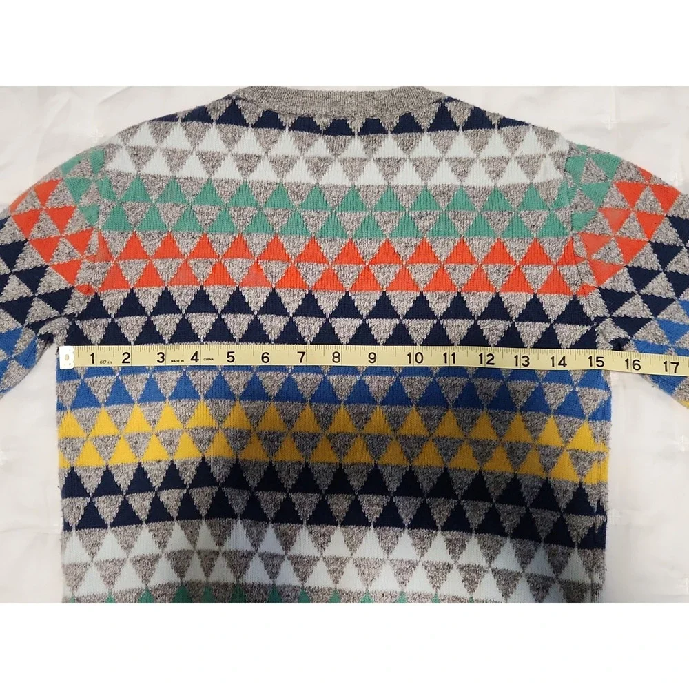 Gap Kids Sweater Size M (8) Marled Grey Prism Style Pre-Owned Excellent